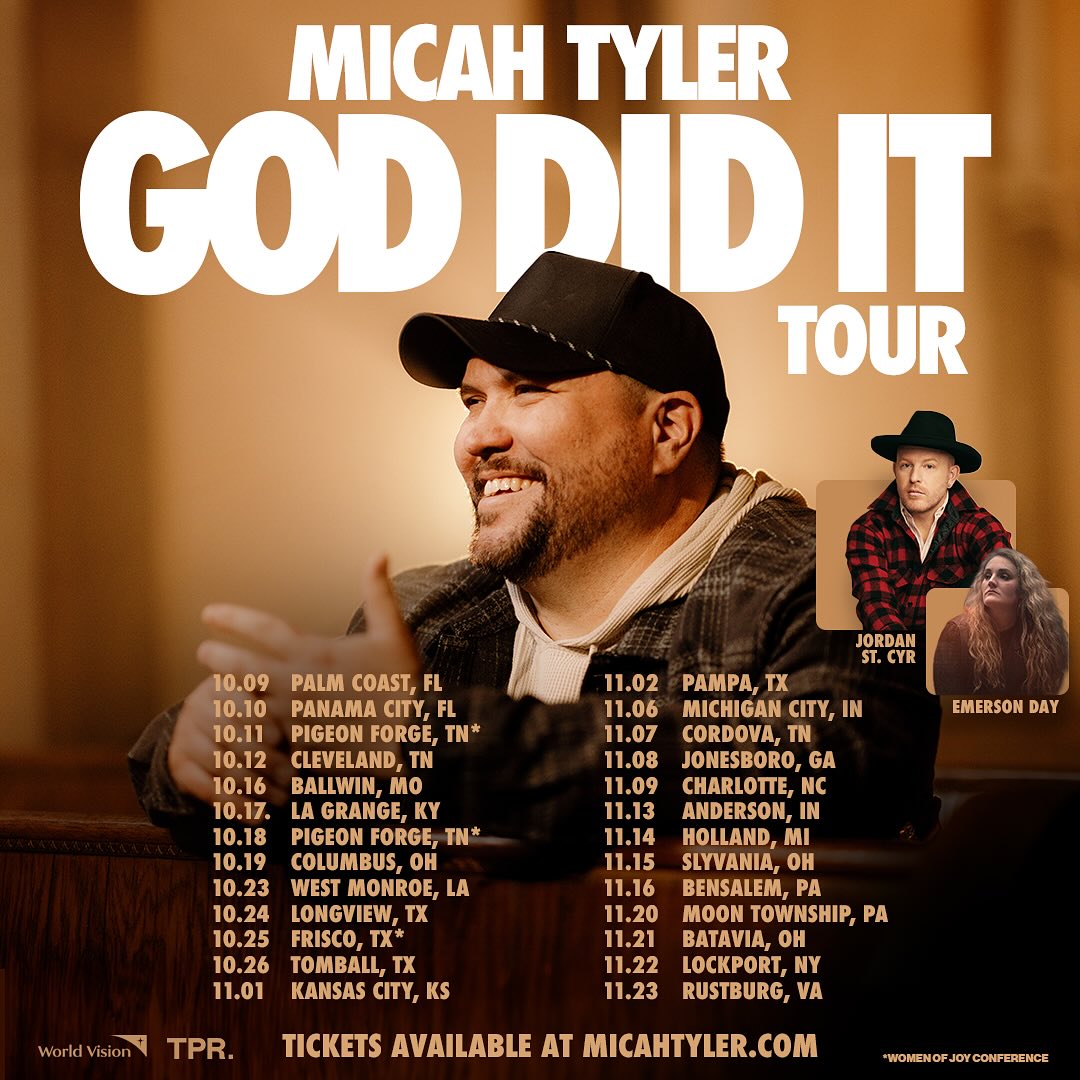 Emerson Day God Did It Tour Poster 2025